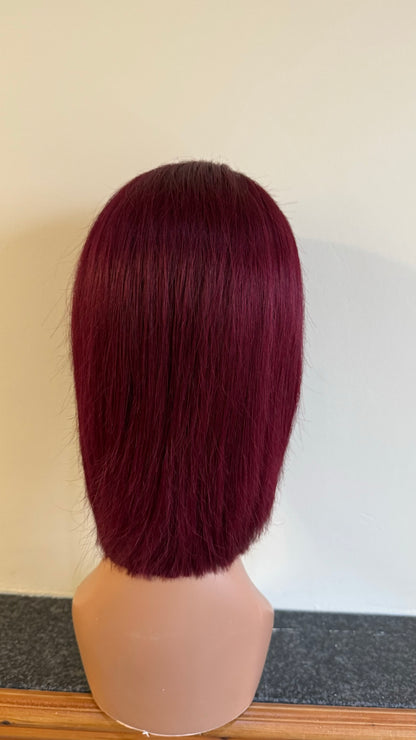 Bob wig transparent lace 13*4