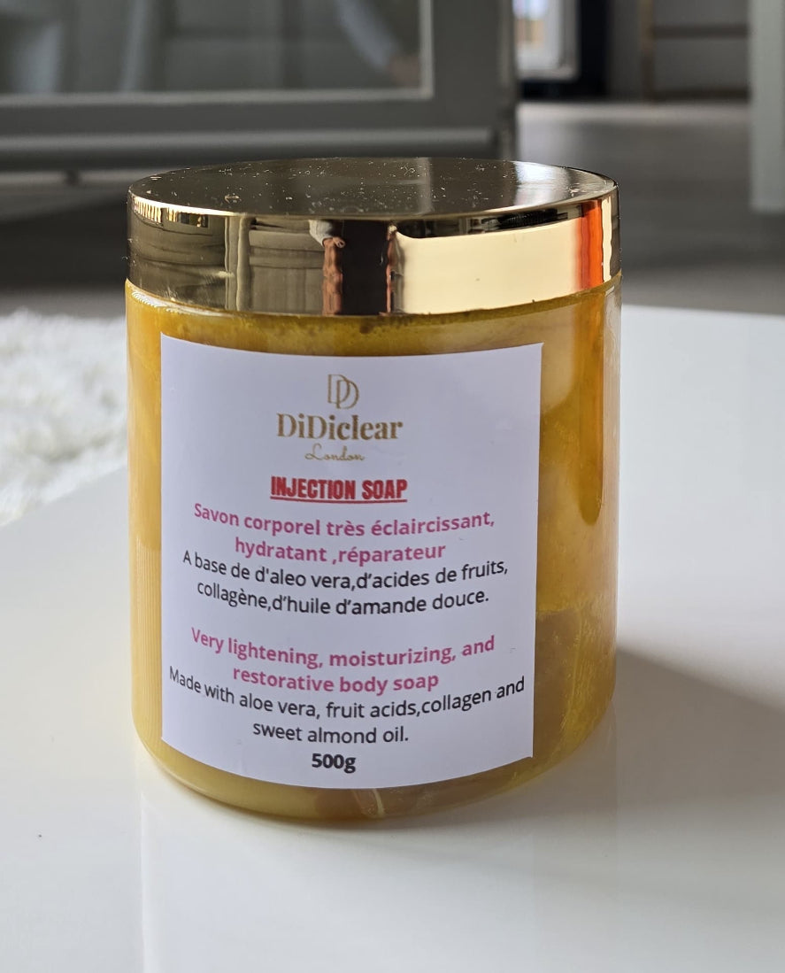 Le savon injection hyper dosé