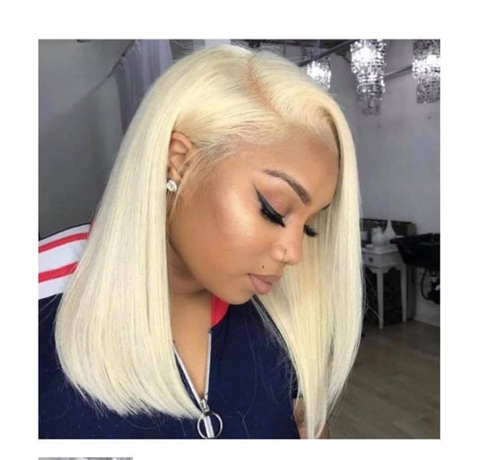 Brazalian Lace front wig - long bob 16 inch