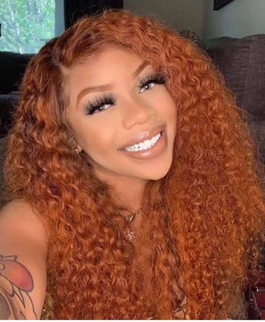 Wig Kinky curly Lace HD frontal 13x4  20inch