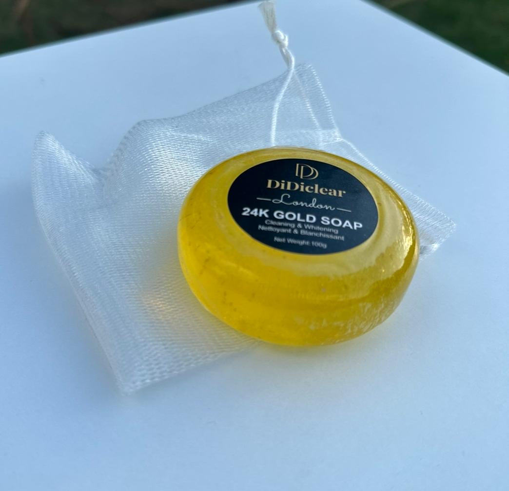 24K GOLD LIGHTENING SOAP / SAVON ECLAIRCISSANT 24K d’OR