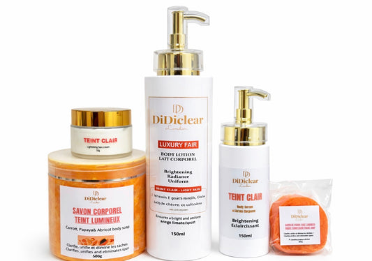 Gamme teint marron clair