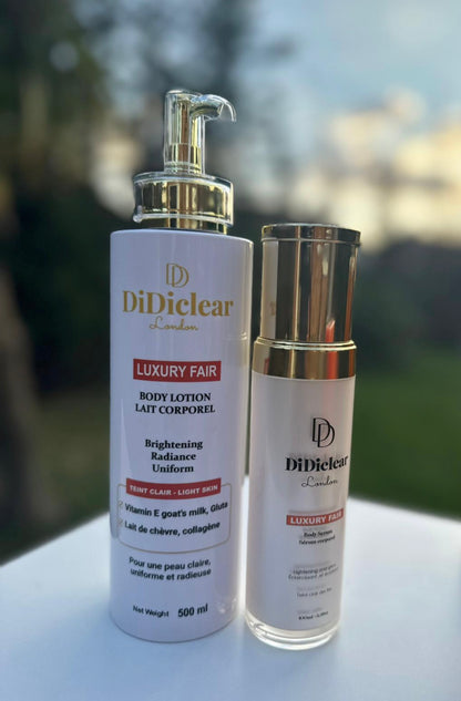 Lait de corps teint clair / Lightening body lotion- Luxury Fair
