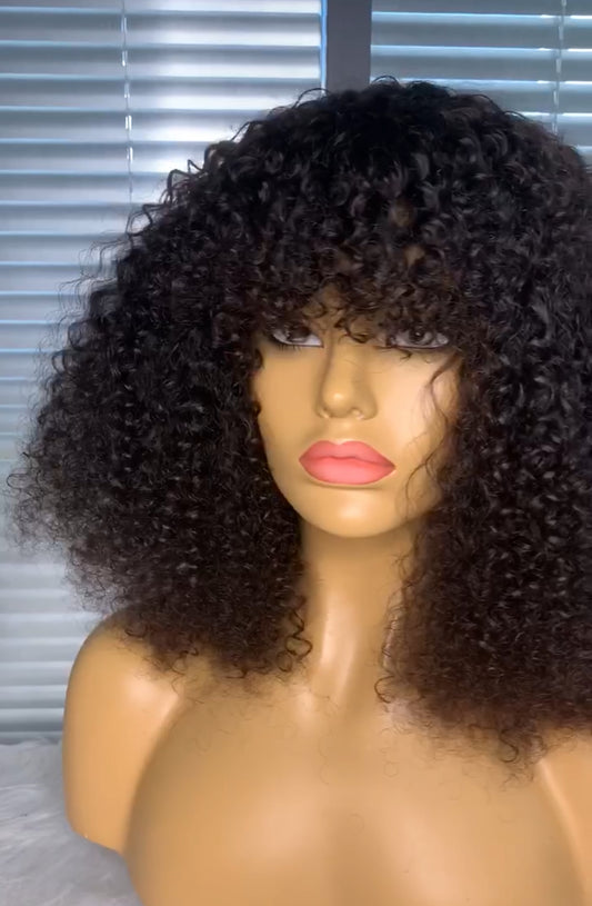 BURMESE HAIR Bang wig 250% density 14 inch