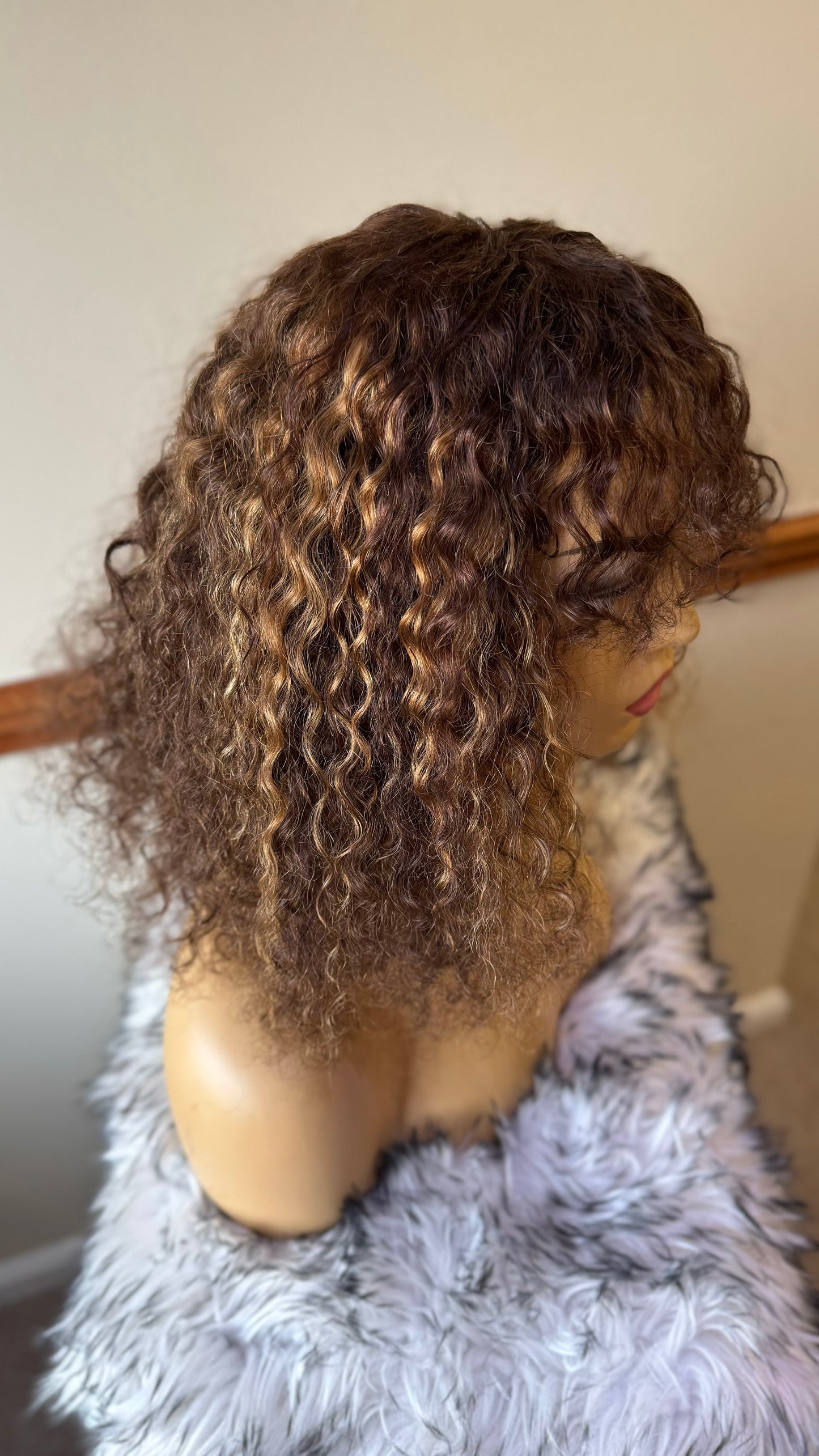Deep wave bang wig , 14 inch