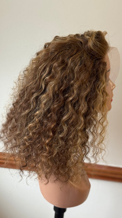 Deep wave full lace wig 13*4