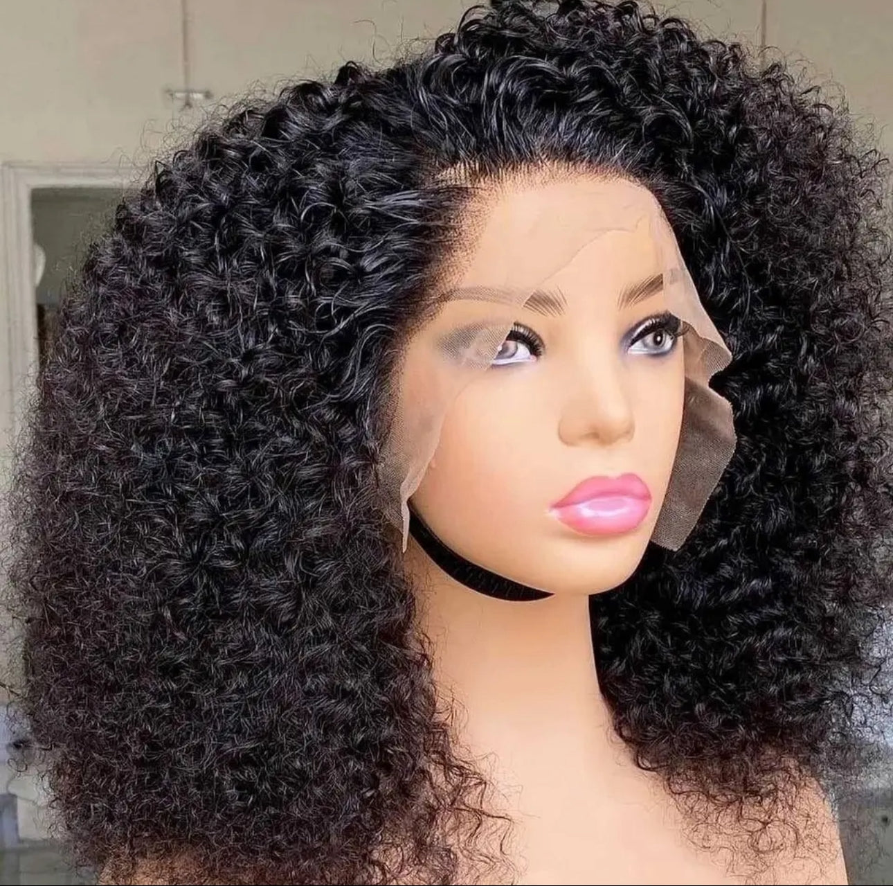 Afro Wig 250% transparent lace