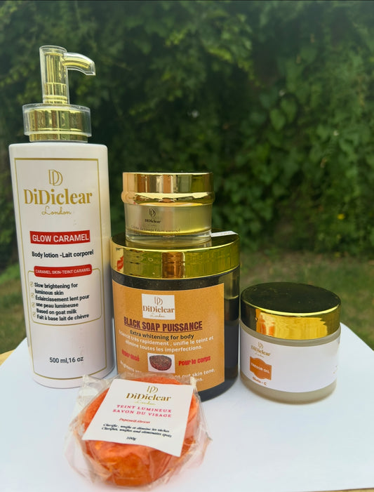 Gamme teint caramel/ Caramel set