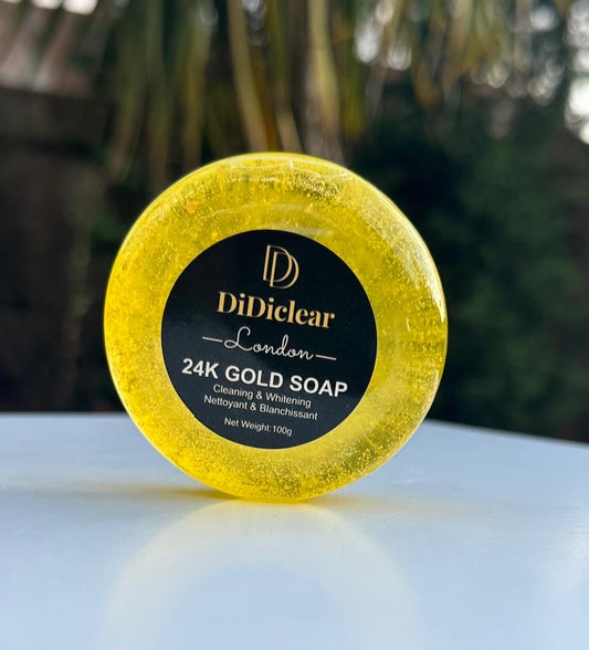 24K GOLD LIGHTENING SOAP / SAVON ECLAIRCISSANT 24K d’OR