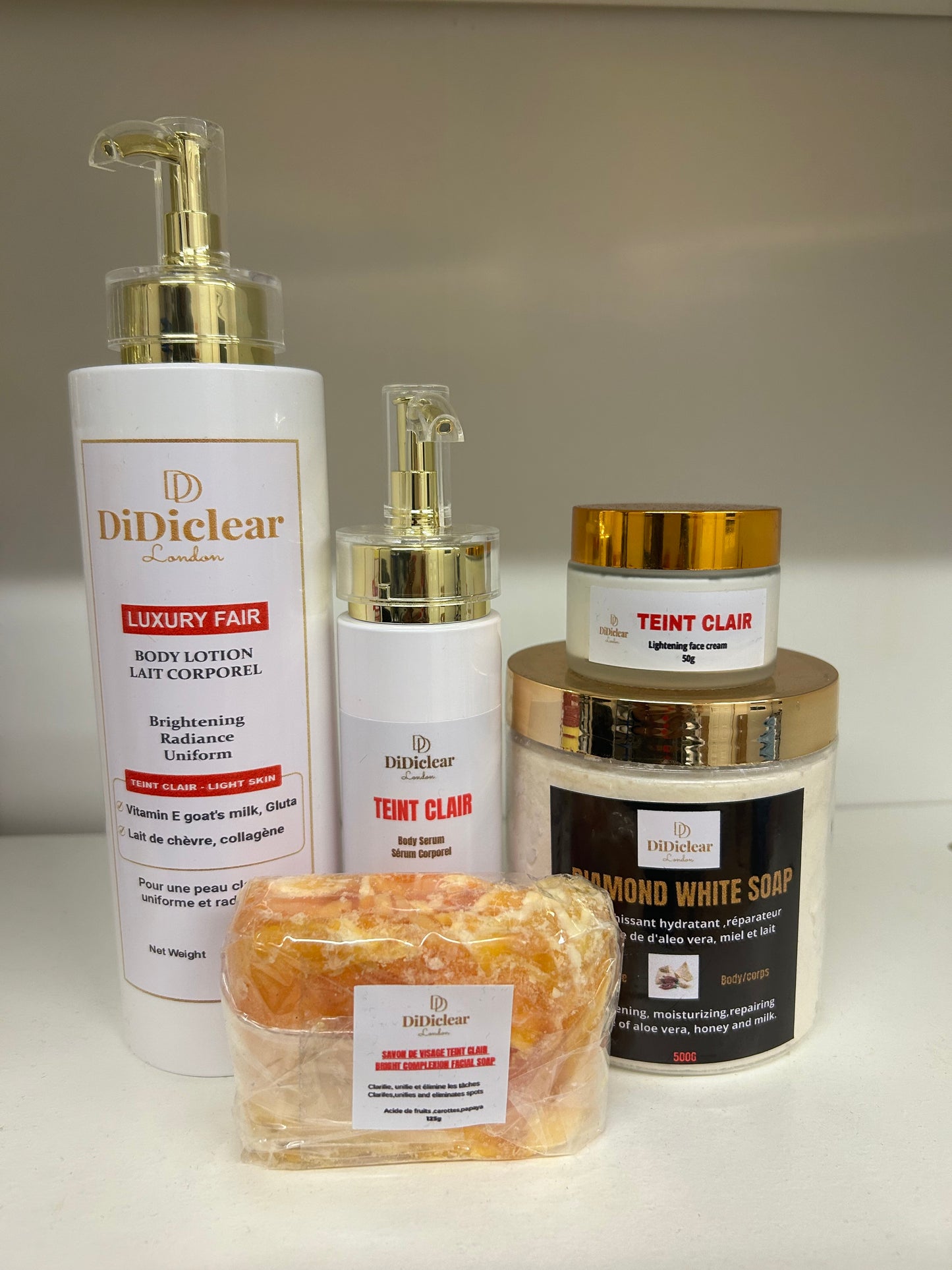 Gamme teint clair / lightening set