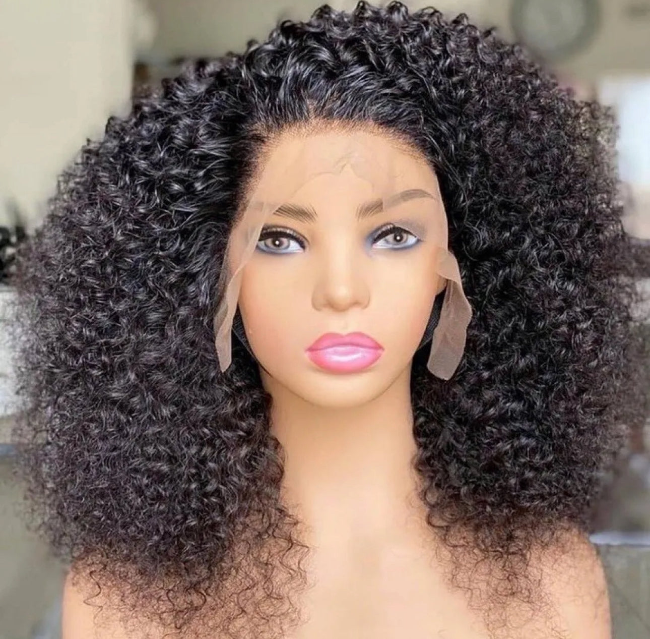 Afro Wig 250% transparent lace