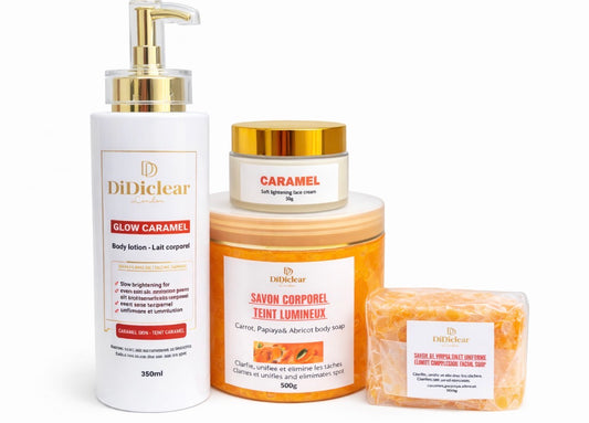 Gamme teint caramel /Brown set