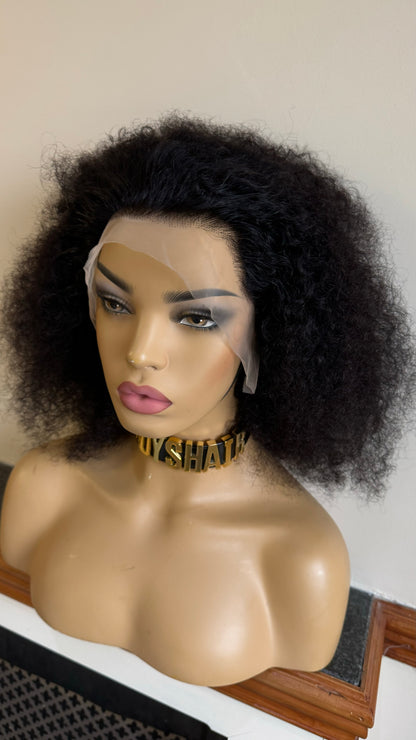Afro hair lace frontal 13*4