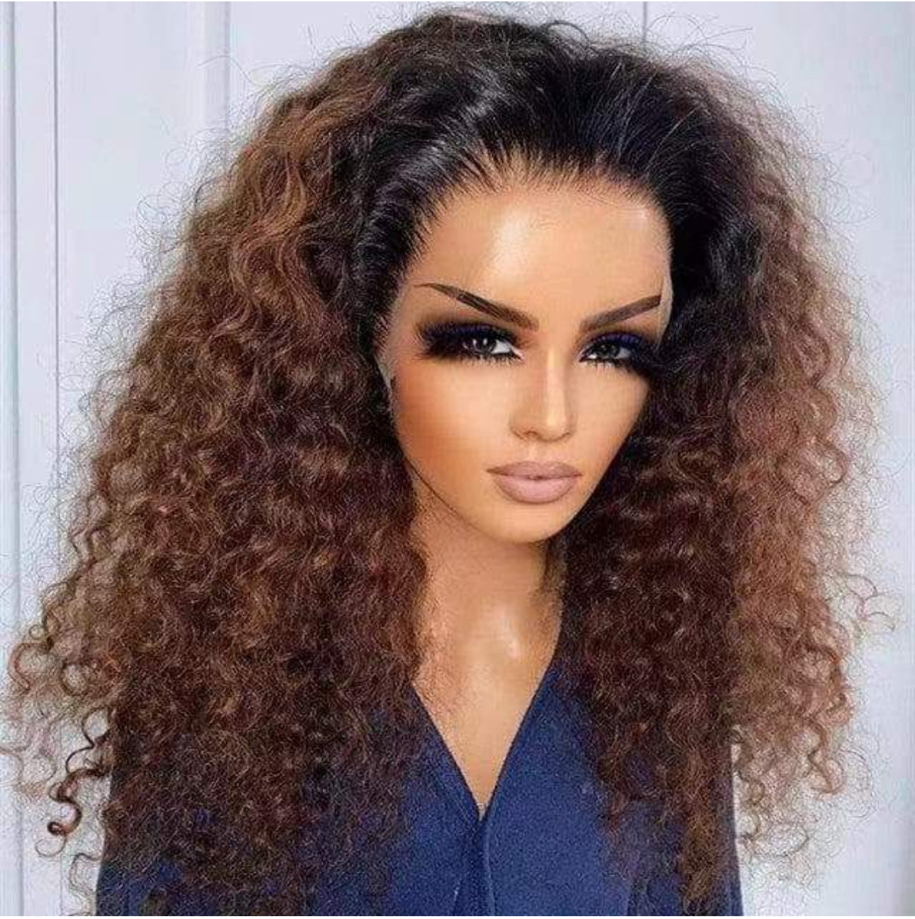 Ombre wig virgin hair