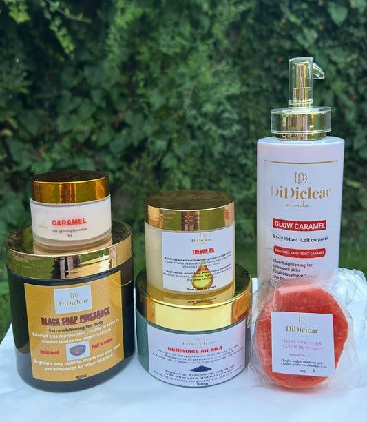 Gamme teint caramel/ Caramel set