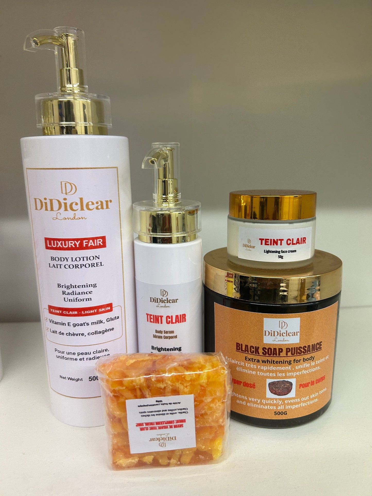 Gamme teint clair / lightening set