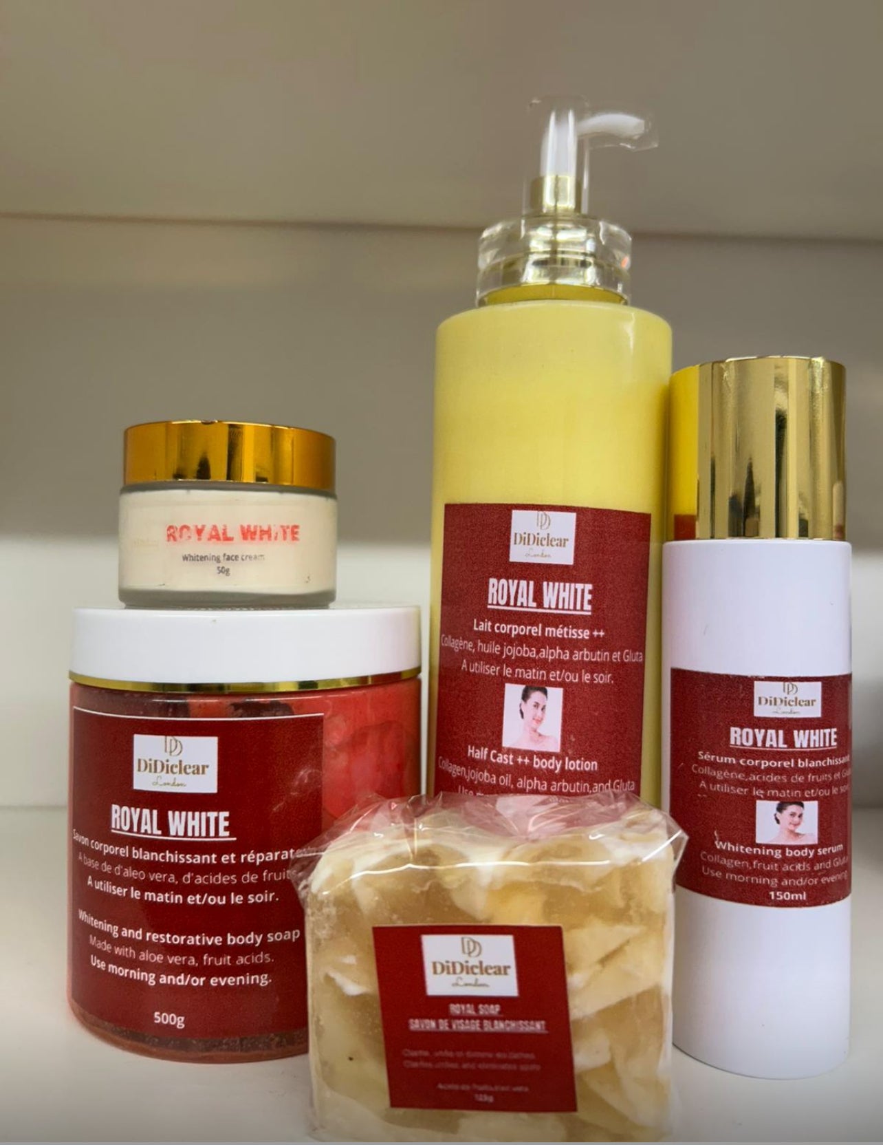 Gamme teint Métisse white     Whitening range -ROYAL WHITE