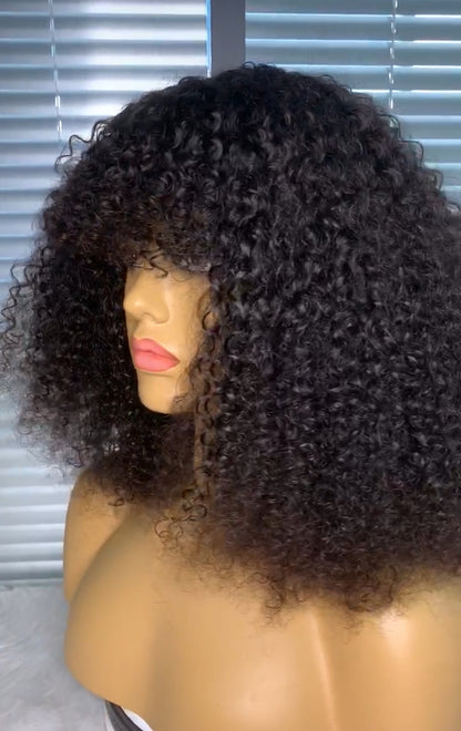 BURMESE HAIR Bang wig 250% density 14 inch
