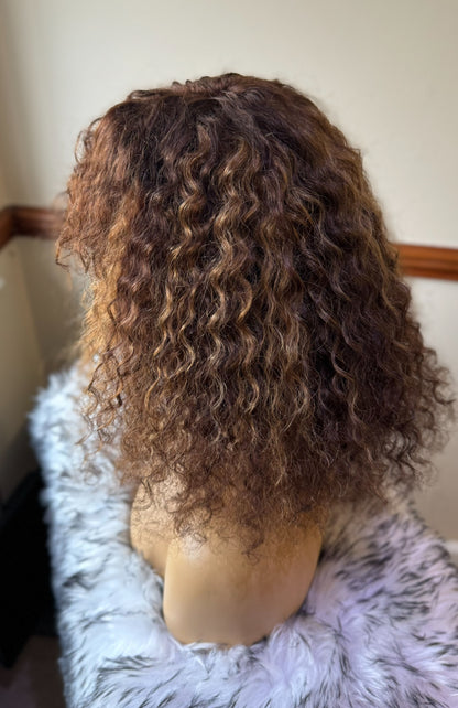 Deep wave bang wig , 14 inch